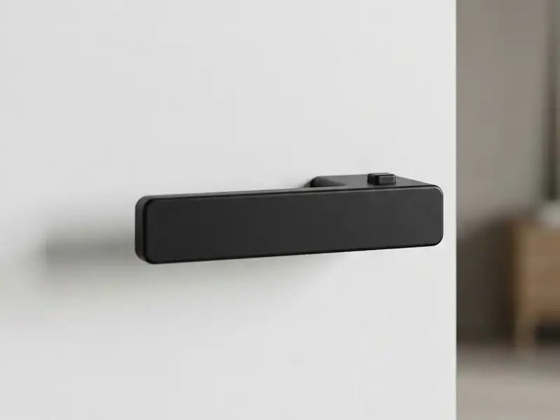 Moderne Drückergarnitur in Schwarz