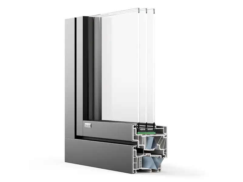 Kunststofffenster Querschnitt