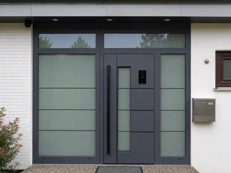 Moderne Kompotherm Haustür in Kiel mit FaceCheck